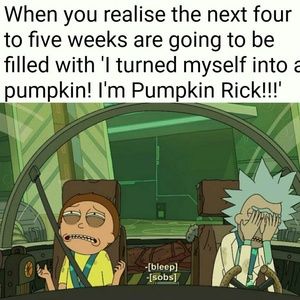 Fall is Upon us! Rick and Morty Can Feel It Coming